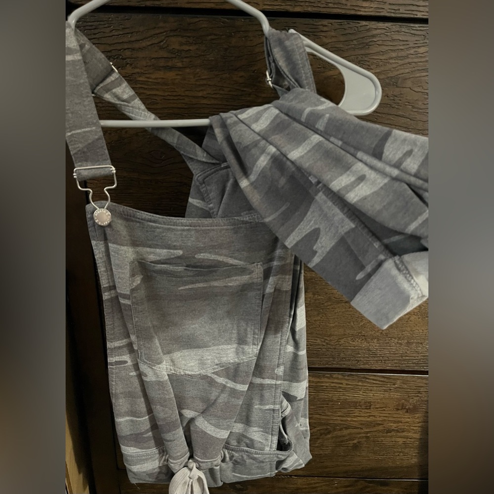 Z Supply camo jogger overalls